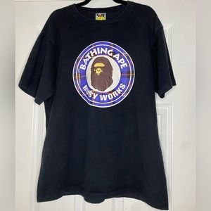 BAPE BUSY WORKS T SHIRT